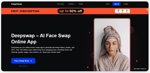 Face swap IA Deepswap