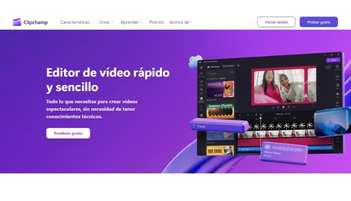 alternativas a capcut clipchamp