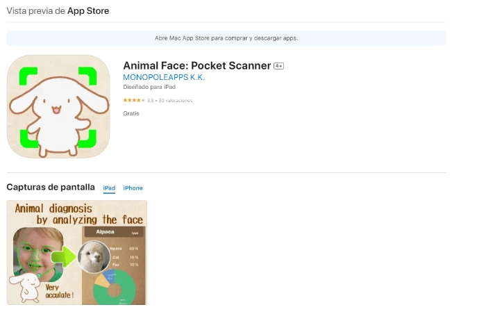 app a que animal te pareces animal face pocket scanner