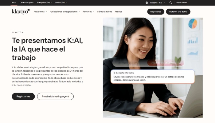 asistente de ia de Klaviyo