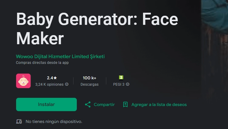 baby generator face maker