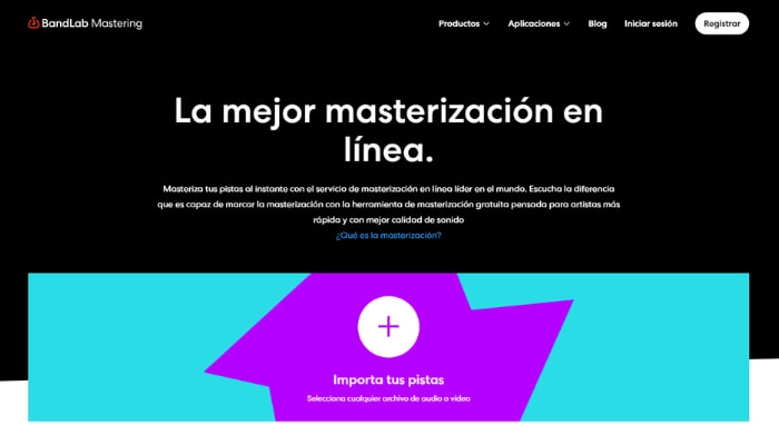 bandlab ia masterizar audio gratis