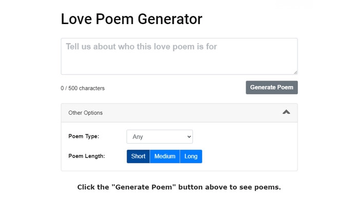 como hacer un poema de amor con capitalize my title