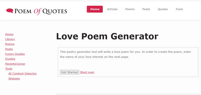 como hacer un poema de amor con poem of quotes