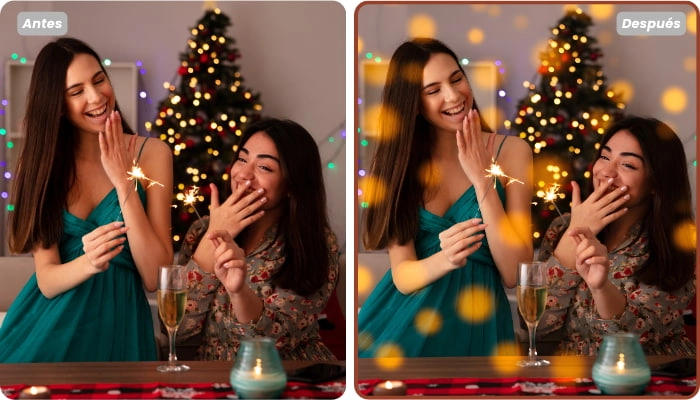 como usar el editor de fotos navidad gratis de vidnoz paso 3