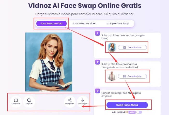 como usar el filtro pelo rubio de vidnoz ai