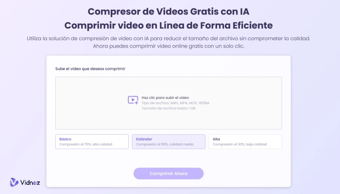 comprimir videos online gratis