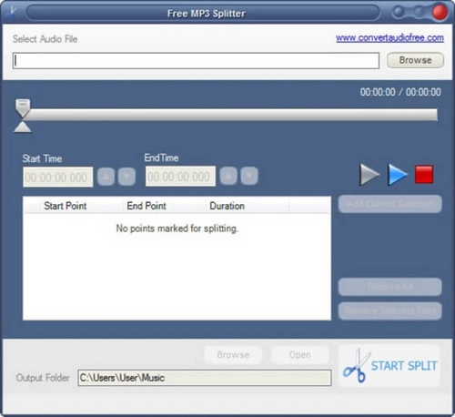 cortar mp3 con free mp3 splitter