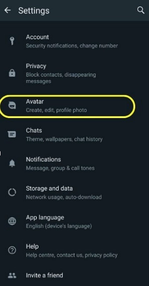 crear avatar whatsapp en android 2