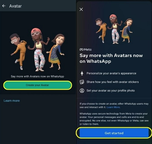 crear avatar whatsapp en android 3