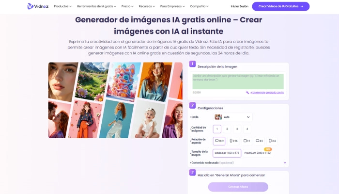 crear lego personalizado online con vidnoz ai