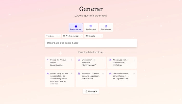 crear presentaciones con ia a partir de un texto con gamma