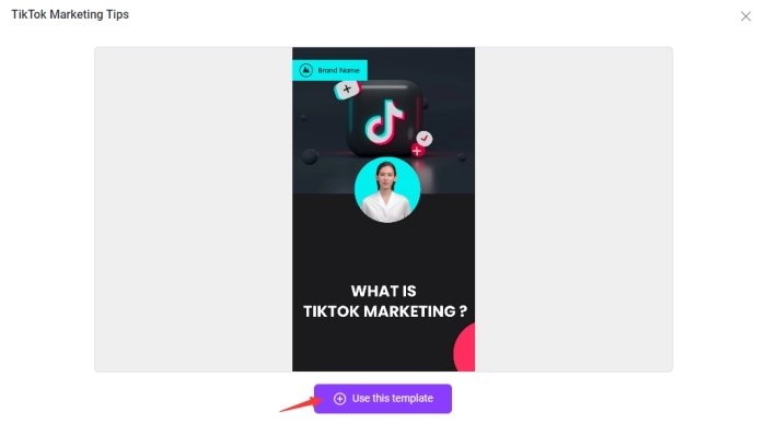 crear videos tiktok con vidnoz