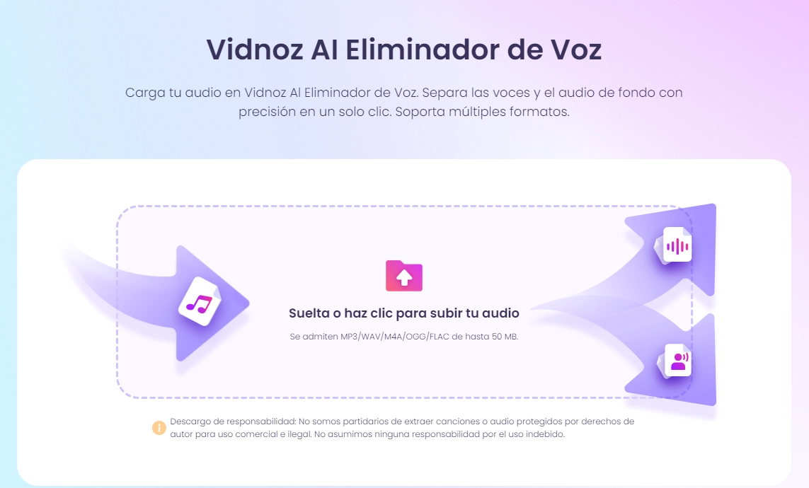 eliminador de voz para convertir texto en cancion