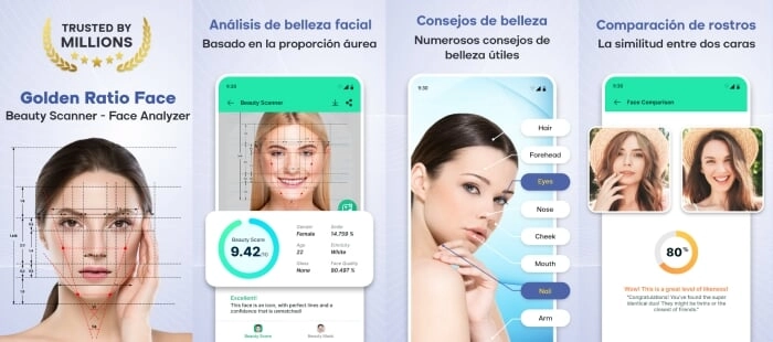 Escáner de Belleza - calculadora de belleza facial