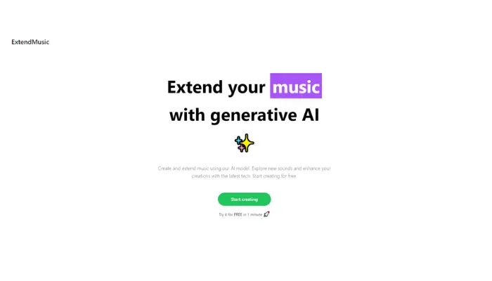 extend music.ai hacer musica con ia