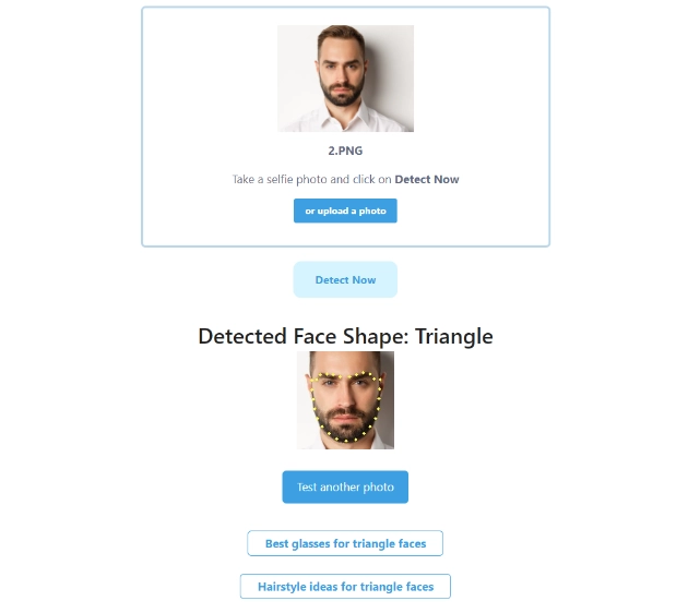 face shape detector