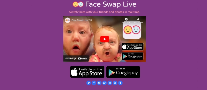 Face Swap Live - Aplicación para editar cuerpo en fotos en tiempo real para iOS