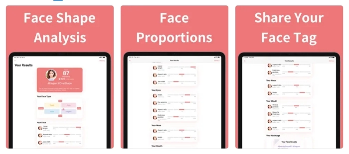 Facetag: Análisis del ratio y belleza facial