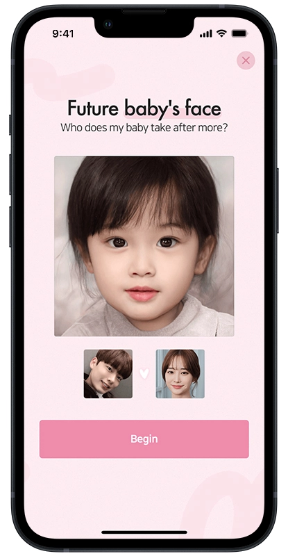 Generador de bebés IA gratis de Snow App