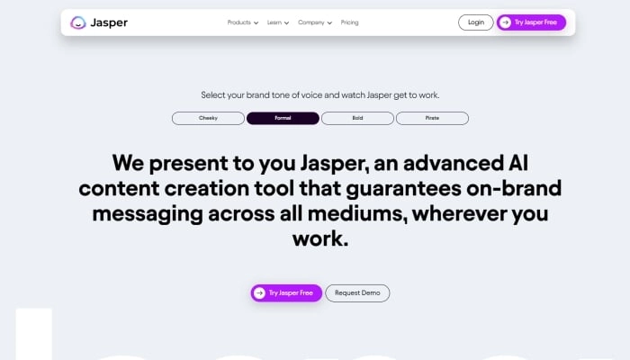 Jasper AI - generador de texto automático