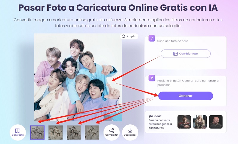 Generar Imagen Animado de BTS