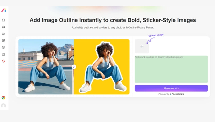 hacer bordes a una imagen con LogoAI