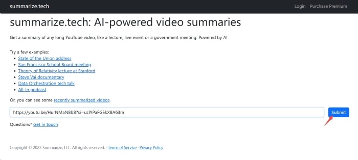 hacer resumen de videos de youtube con summarize tech paso 3