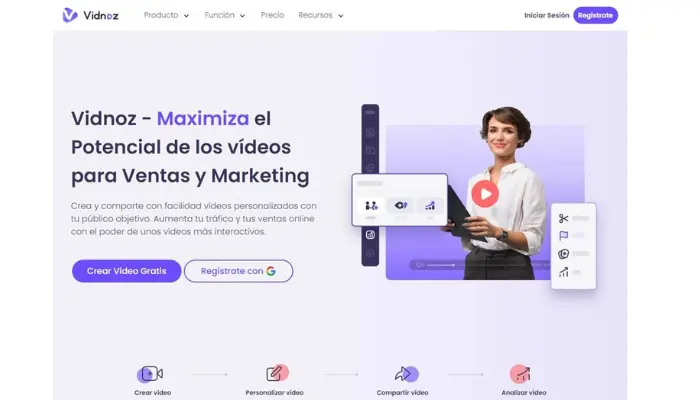 hacer videos caseros gratis por vidnoz