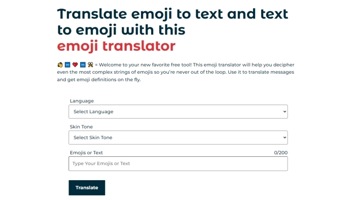 Hootsuite Emoji Translator - traductor de emojis a letras y viceversa 