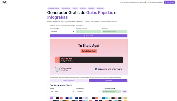 ia para hacer infografias gratis aicarousels