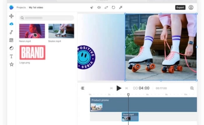 Editor de video ai - InVideo