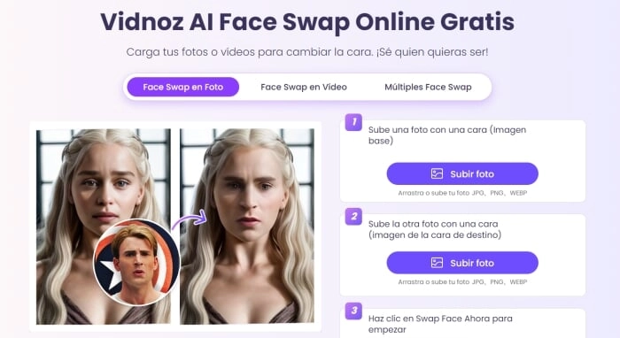 Lisa Deepfake con Vidnoz Face Swap