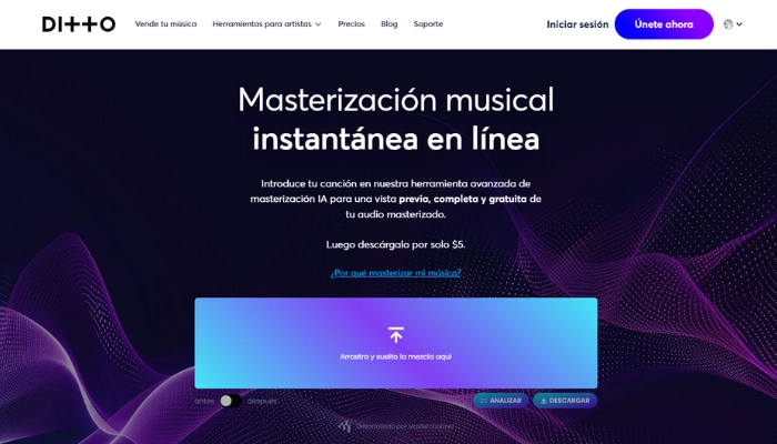 masterizar cancion online gratis con ditto music