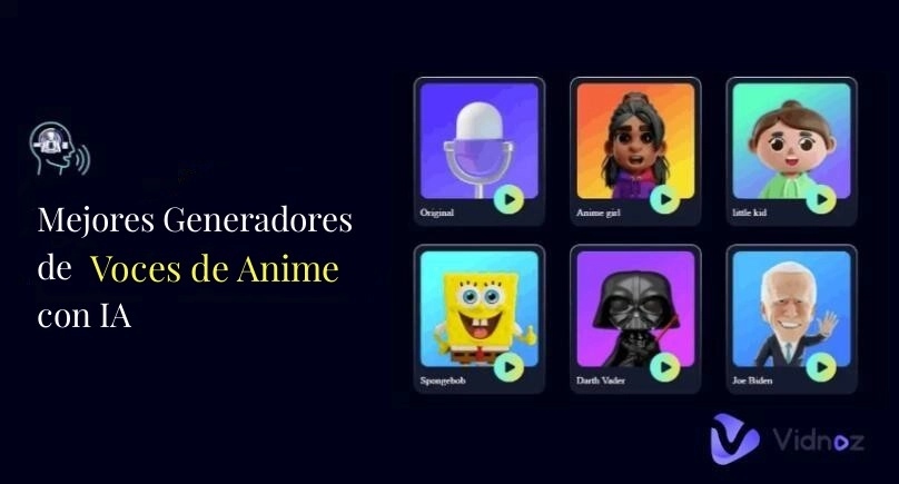 5 Mejores Generadores de Voces de Anime con IA