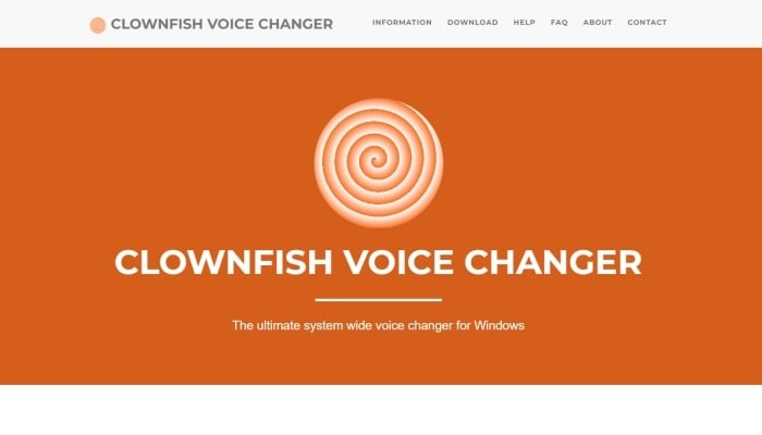 Clownfish - programa para cambiar la voz