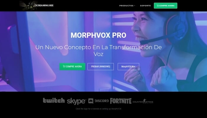 MorphVOX - modulador de voz con alta calidad