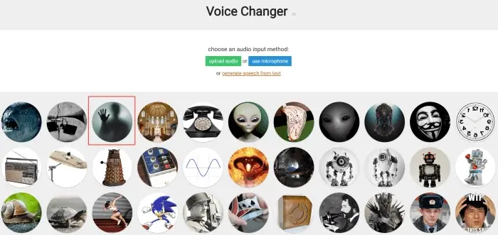 modulador de voz ghostface voice changer