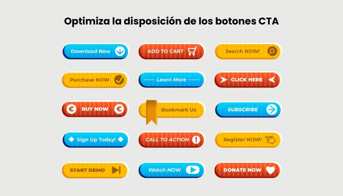 optimiza la disposicion de los botones cta de la ficha tecnica