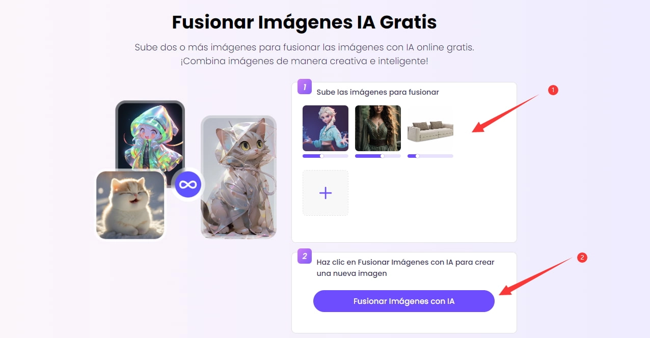 Pasos para fusionar imágenes