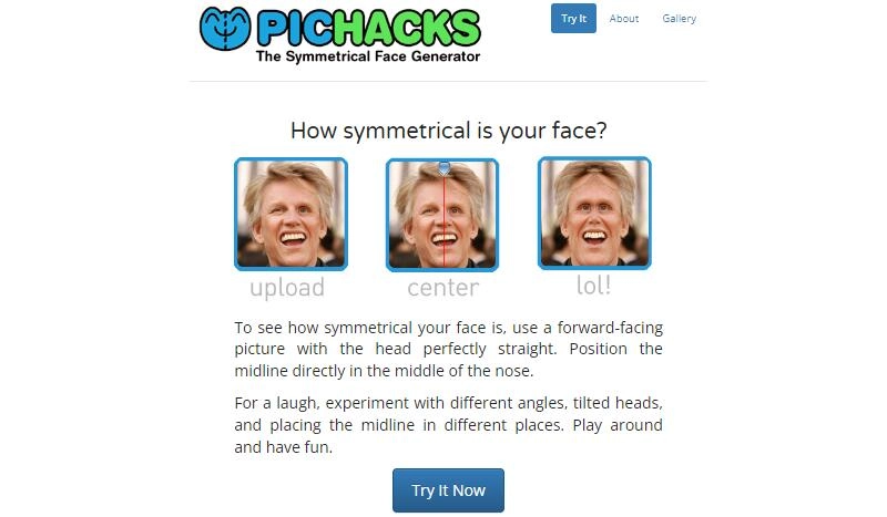 pickhacks simetria facial test ia