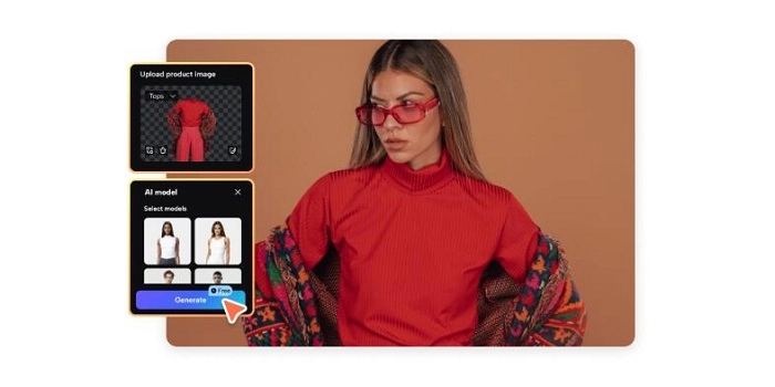 Probador virtual de ropa de CapCut