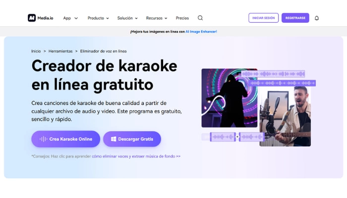 programa para hacer karaoke con video y letra veed