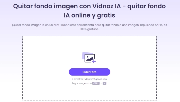 Quitar color a una imagen con Vidnoz AI