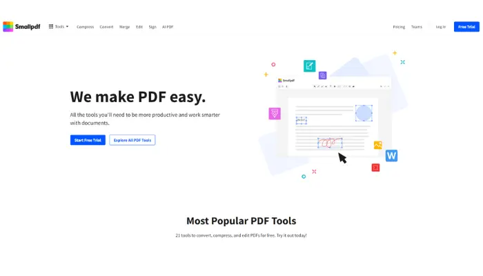 smallpdf para chat con pdf