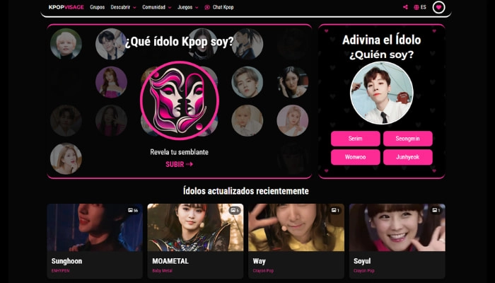 test de a que idol me parezco en kpopvisage