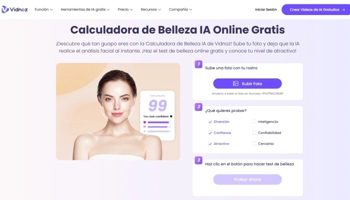 Calculadora de Belleza Online Gratis