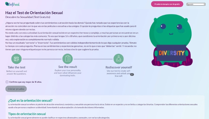 test de sexualidad lgbt de infiheal