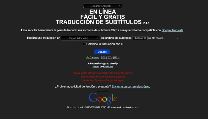 traducir archivos srt con Translate-subtitles
