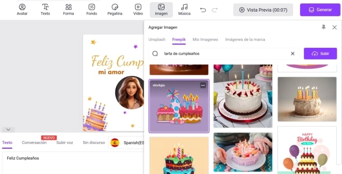 videos personalizados de cumpleaños para niños